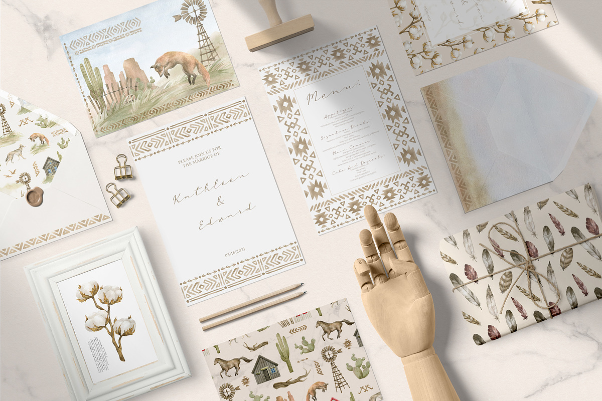 Prairies. American Animals & Nature, an Animal Illustration by Kreker Kate (Photo 9 of 13)