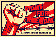Fight For Rights Set Vector+PSD, a Person Illustration by Tashal (Thumbnail 1 of 3)
