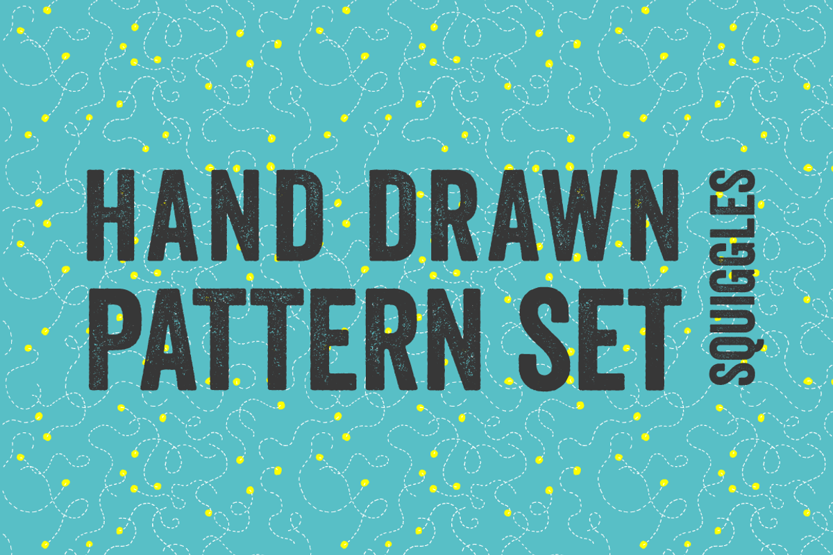 3 Seamless Squiggle Patterns