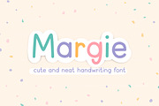 Margie cute handwriting font, a Handwritten Font by jyllyco (Thumbnail 1 of 6)