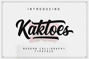 Kaktoes Script Font, a Script Font by AQR Studio (Thumbnail 1 of 8)