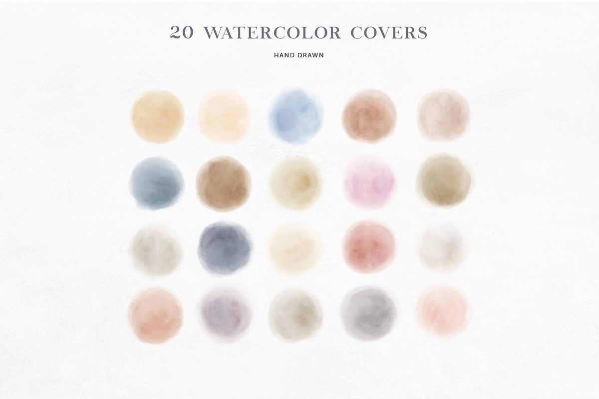 Natural Watercolor Highlight Covers, a Social Media Template by SOVA (Photo 3 of 8)