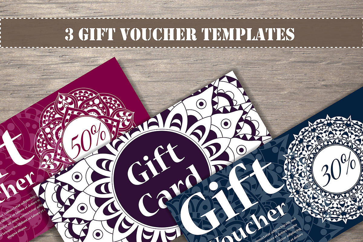 Gift voucher templates, a Card Template by Astarte_design (Photo 1 of 2)