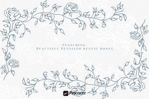 Procreate Elegant Rustic Roses