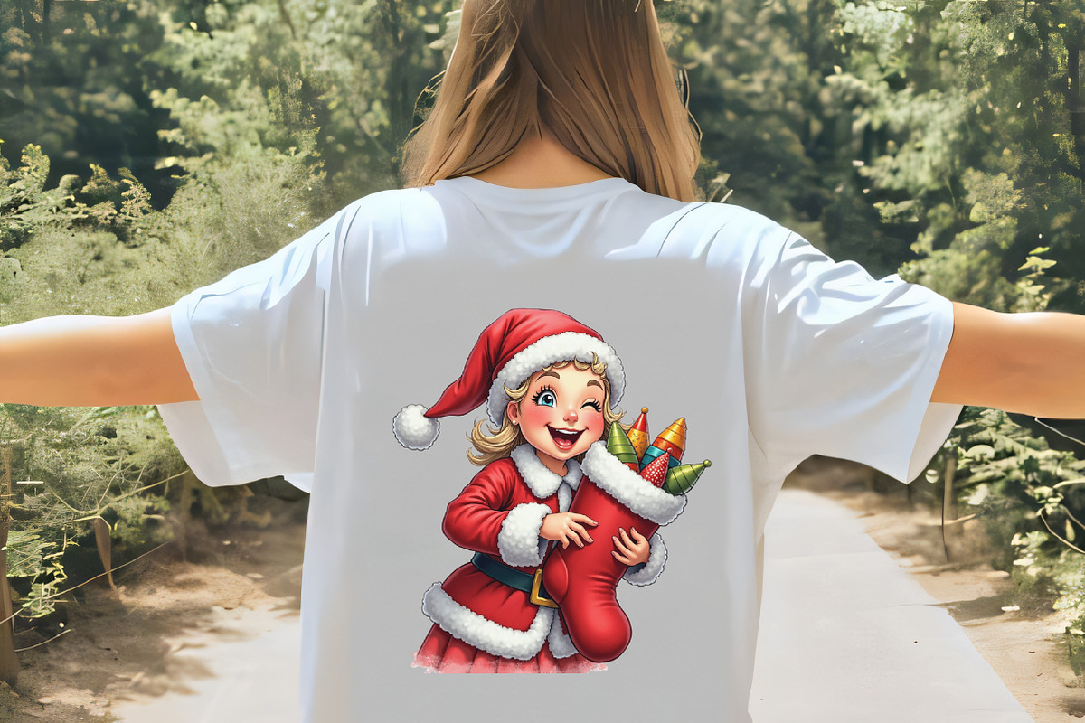 Adorable Watercolor Christmas Mrs. C, an Illustration by CrexoraLab (Photo 5 of 5)