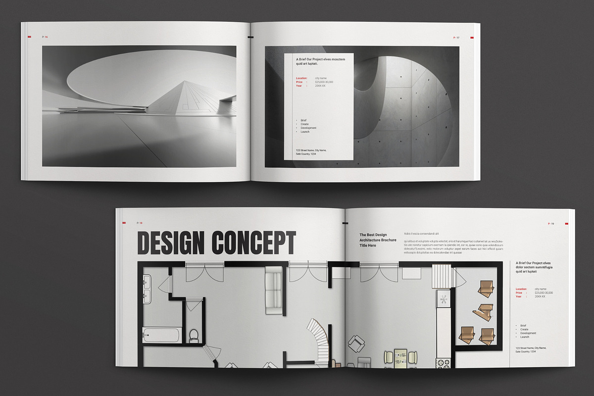 Architecture Portfolio Landscape, a Brochure Template by E-Type (Photo 7 of 12)