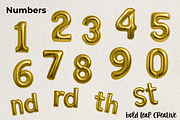 Gold Foil Balloon Pack, an Object Graphic by Bold Leap Creative (Thumbnail 4 of 9)