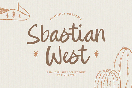 Sbastian West Font, a Script Font by Timurtype