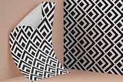 Monochrome Seamless Pattern, a Pattern Graphic by Digital Studio (Thumbnail 4 of 7)