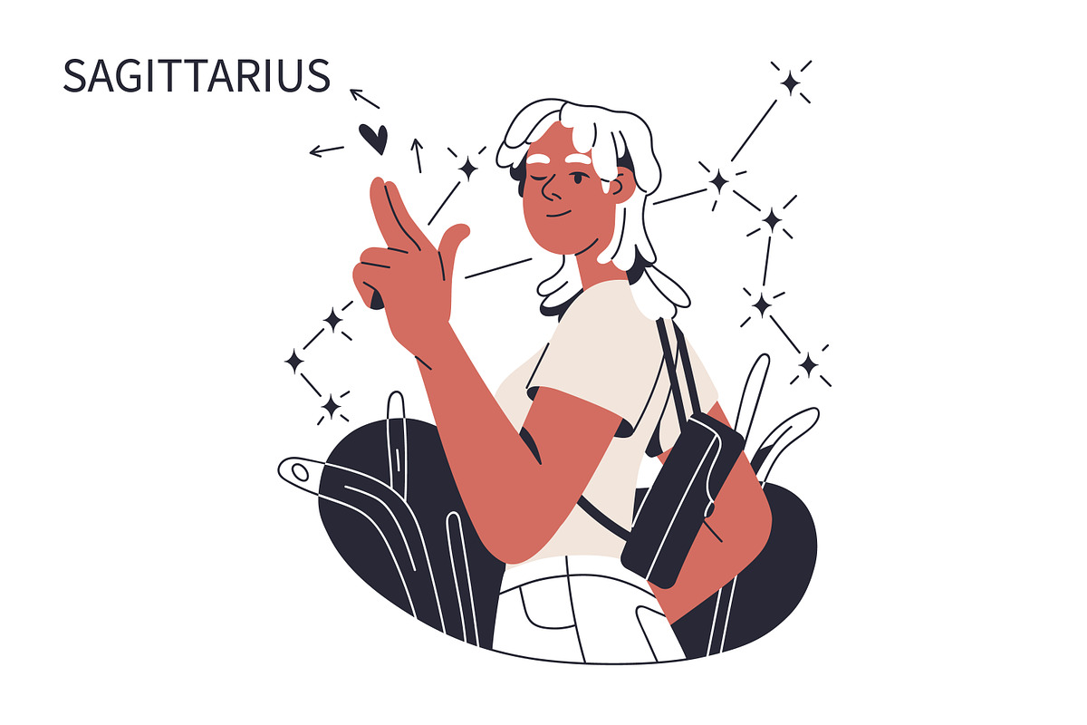 Zodiac signs women, astrology set, a Person Illustration by Good Studio (Photo 10 of 16)