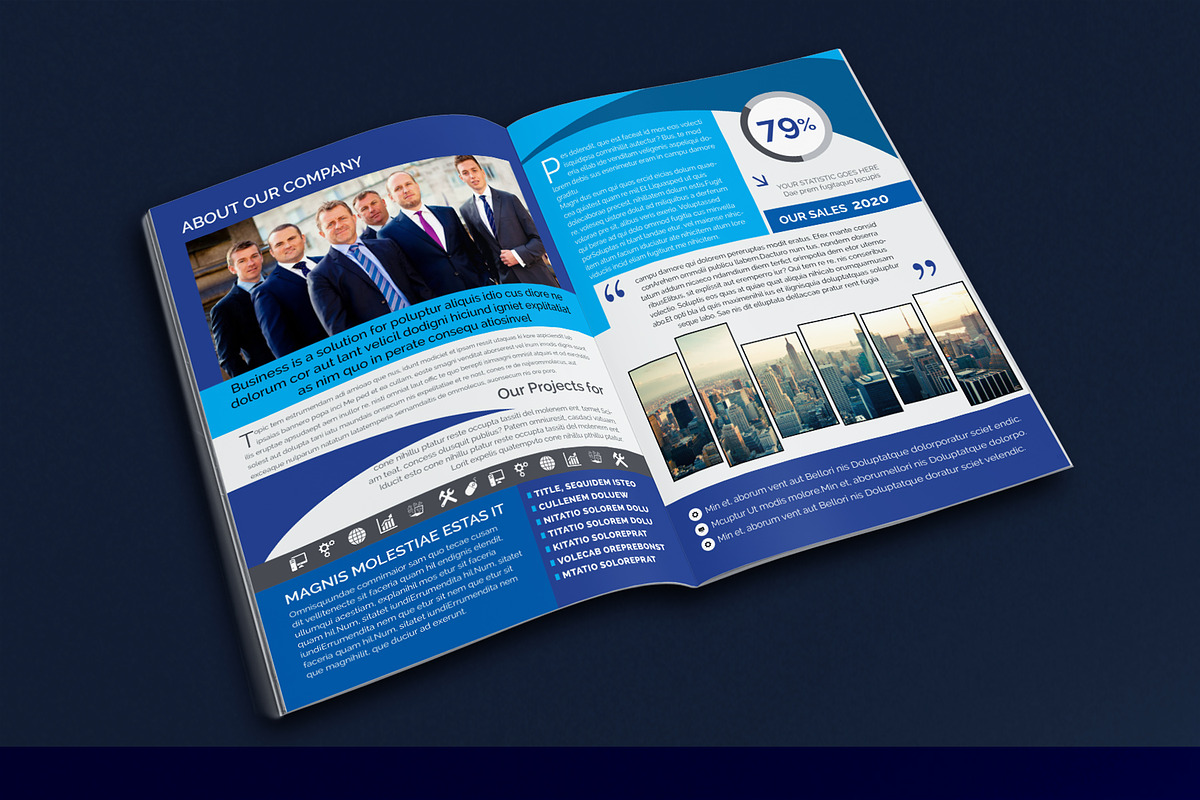 Company Bi-Fold Brochure, a Brochure Template by artico (Photo 4 of 5)