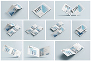 Bifold Horizontal Brochure Mockup, a Print Template by mockupatelier (Thumbnail 2 of 13)