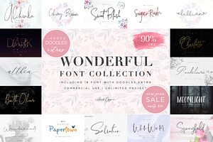 Wonderfull Font Collection