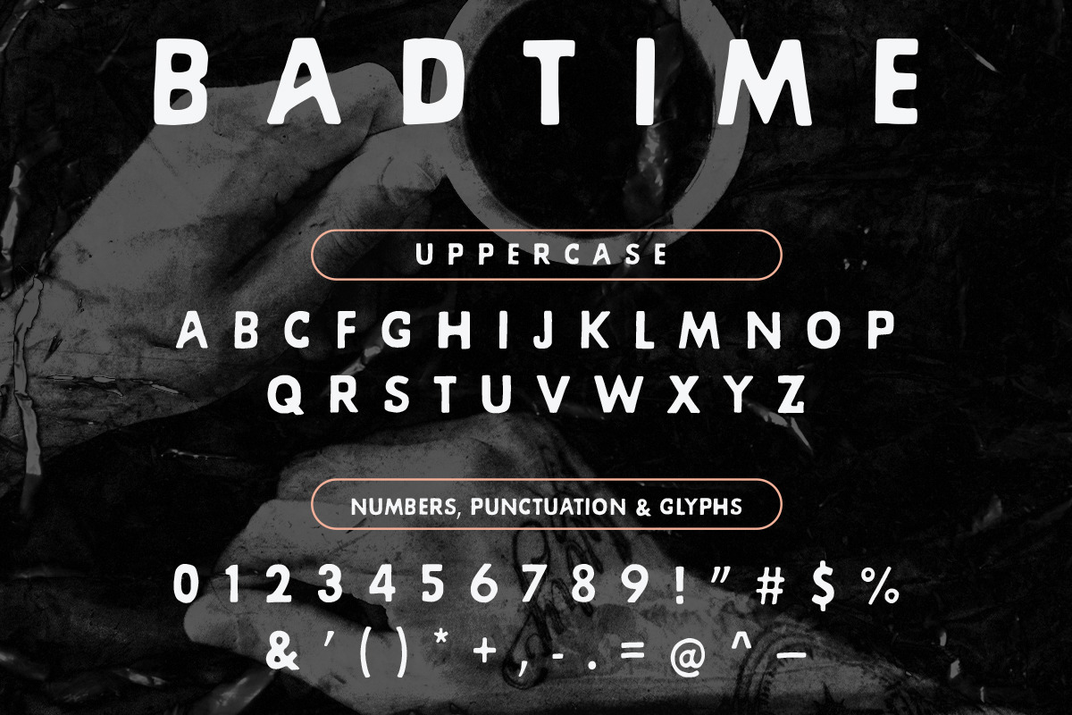 Badtime | Bold Handwritten Font preview 4