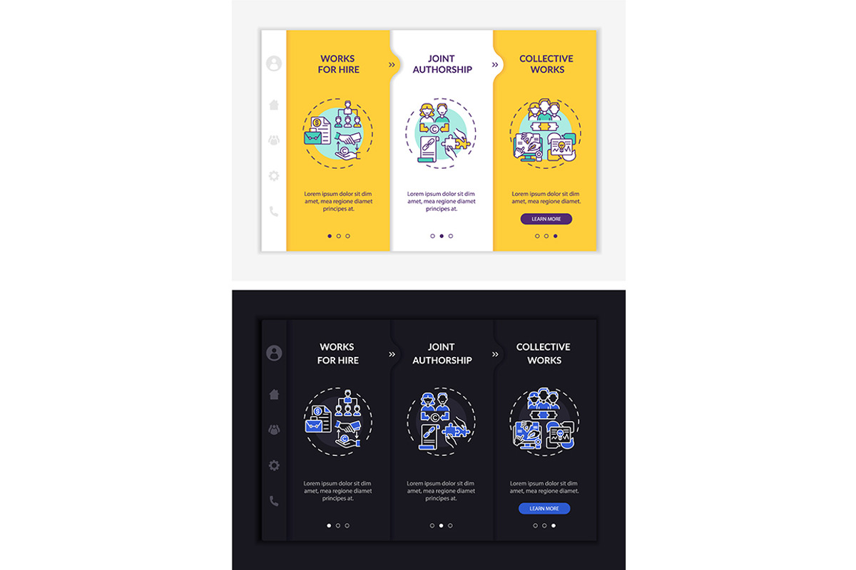Copyright law specific template, a Templates & Theme by IMG Visuals