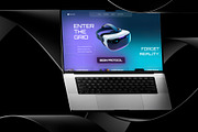 VR Game Website, a Landing Page Template by Glyphminds Studios (Thumbnail 2 of 3)