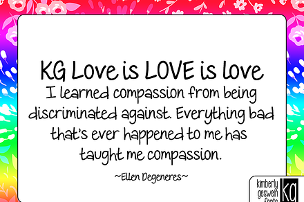 KG Love is LOVE is love