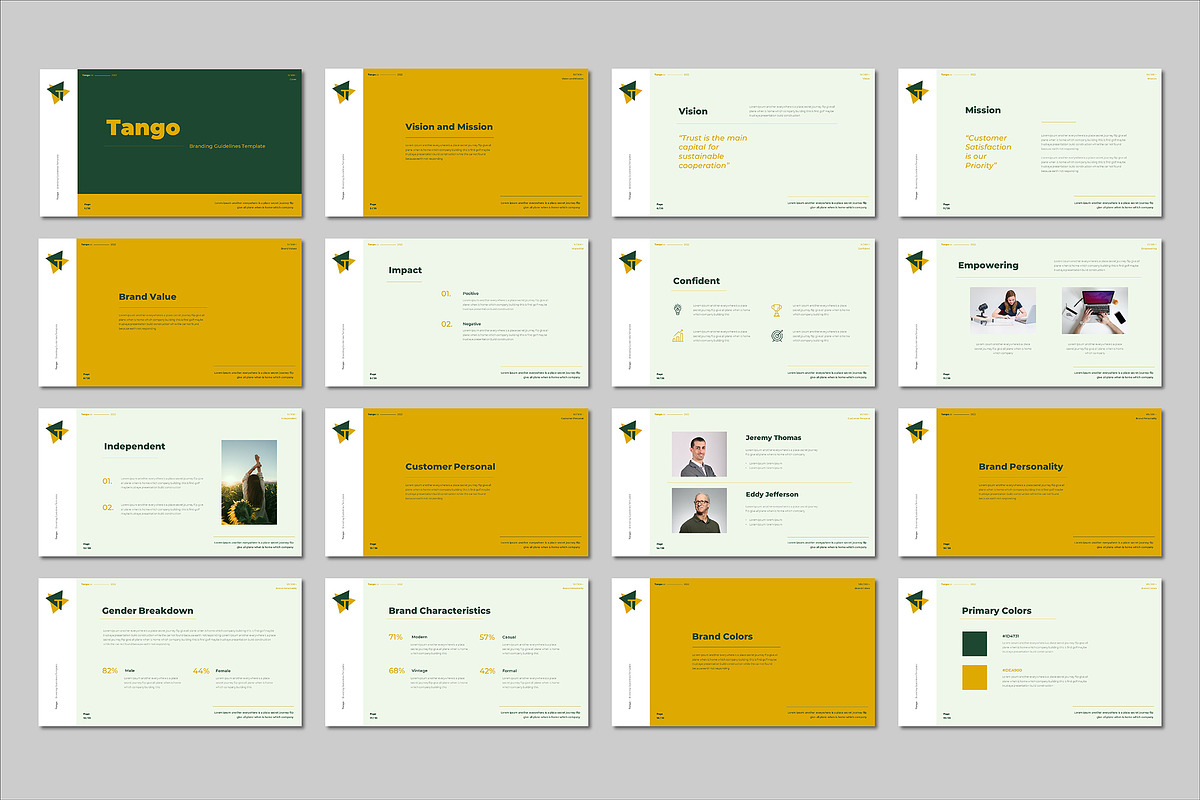 Brand Guidelines Google Slide, a Presentation Template by TemplArt (Photo 2 of 3)