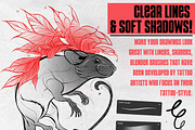 Tattoo Brushes For Procreate, a Brush Add-On by BrushArchive (Thumbnail 2 of 10)
