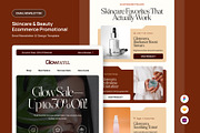 Glowvera - Skincare Promo Email News, an UI Kit Template by productype1 (Thumbnail 1 of 5)