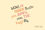 Baby Kidz - Creative Font Duo, a Font by Naistudio (Thumbnail 5 of 7)