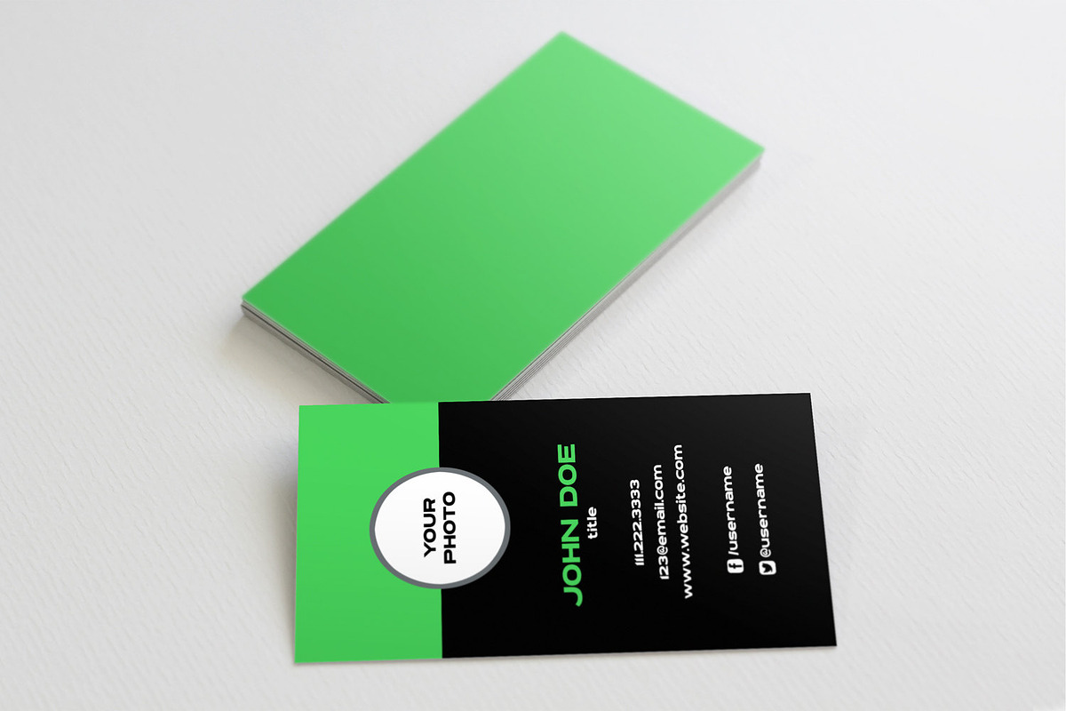 The Profile - Business Card Template, a Business Card Template by xxDeadPixels (Photo 5 of 5)
