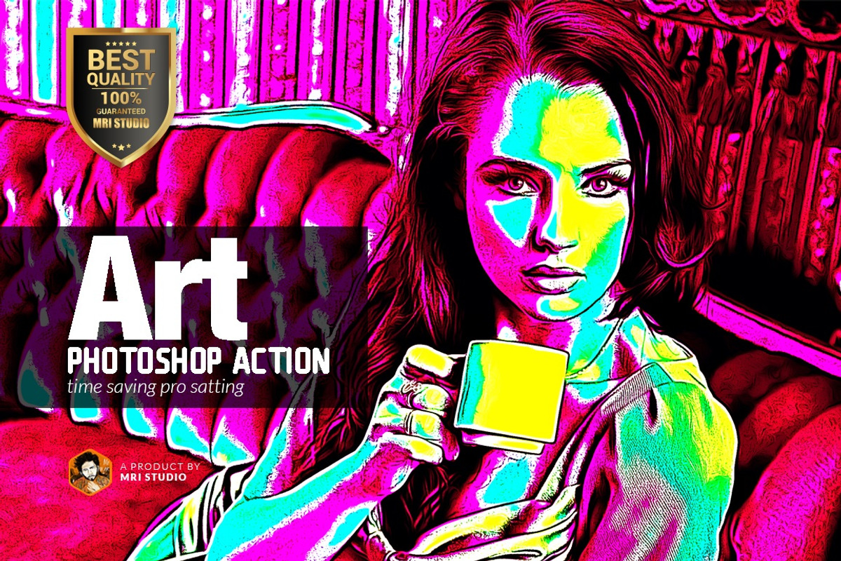 Art Photoshop Action, an Action Add-On by MRI STUDIO (Photo 1 of 11)