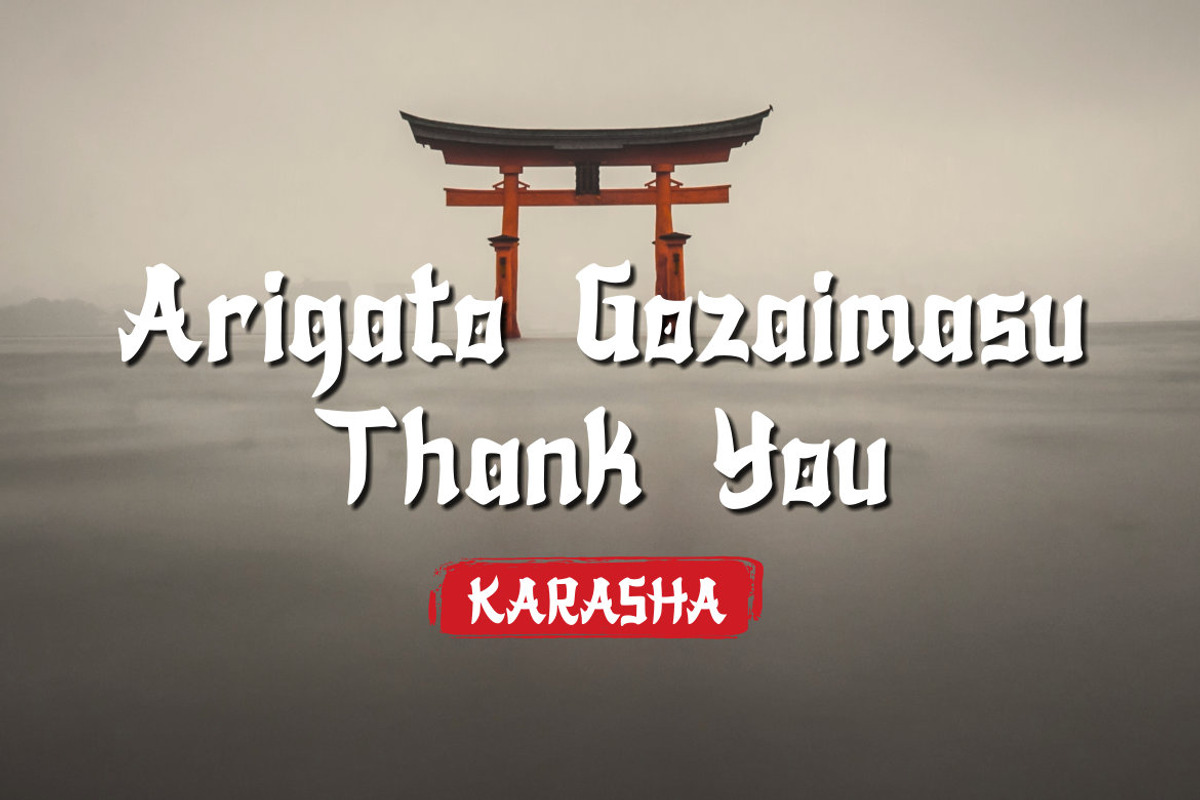 Karasha – Japanese Style Font, a Font by NURF Designs (Photo 10 of 10)