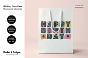 Gift Bag Front Photoshop Mock-Up, a Product Mockup by Rocket & Indigo (Thumbnail 1 of 4)