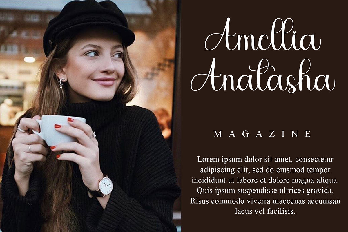 Coffee, a Handwritten Font by InermediaSTUDIO (Photo 8 of 8)