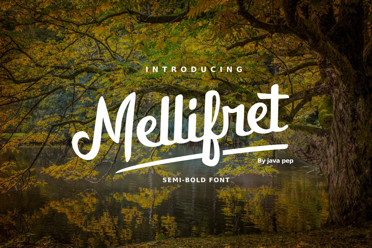 Mellifret script font