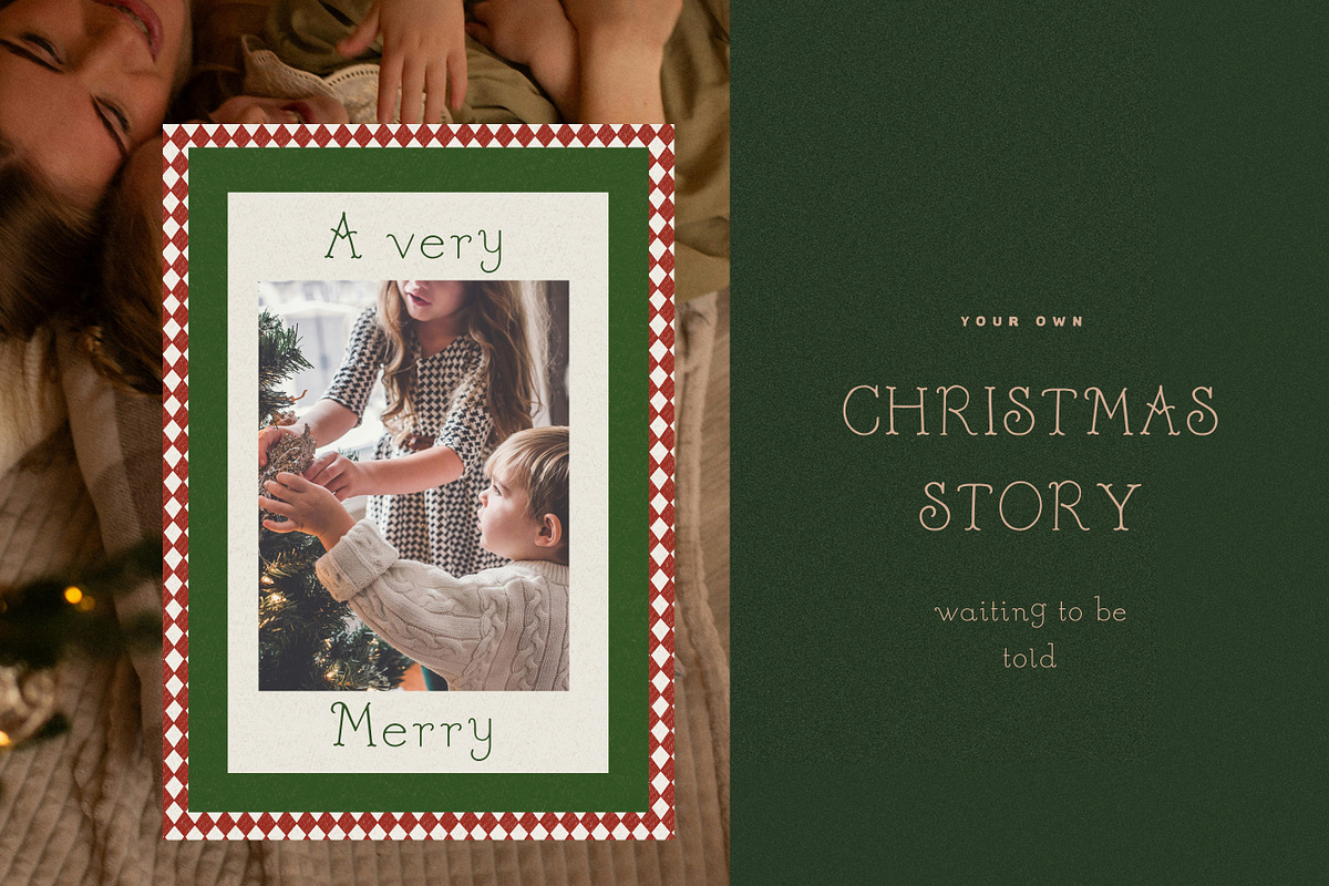 Handmade Vintage Christmas Font Duo, a Handwritten Font by Laras Wonderland (Photo 6 of 11)