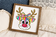 Colorful Coquette Glitter Reindeer P, a Graphic by Libby Wishes (Thumbnail 2 of 6)
