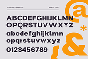 Martix | Sans Serif Font, a Sans Serif Font by Megatype (Thumbnail 10 of 10)
