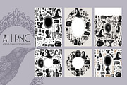 Witchcraft - Gothic Illustration Set, a Seasonal Illustration by Yevheniia (Thumbnail 5 of 11)