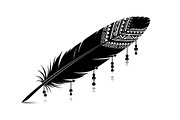 Boho Tribal Feather Bundle, an Illustration by Designs_River (Thumbnail 15 of 31)