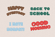 10 Display Bubble Fonts Bundle, a Handwritten Font by ZoloDesignHub (Thumbnail 5 of 6)