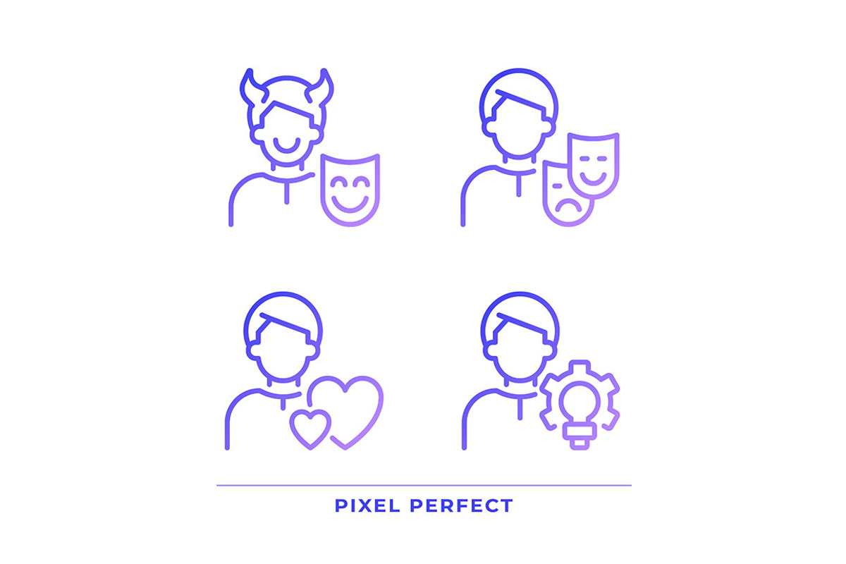 Personal traits pixel perfect, an Icon by IMG Visuals