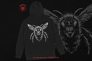 10 Bundle Dark Art Bumble Bee Skull, an Illustration by Morspective (Thumbnail 4 of 7)