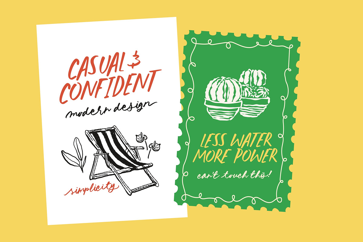California Lemonade - Cute Font, a Handwritten Font by VASTARD STUDIO (Photo 6 of 10)