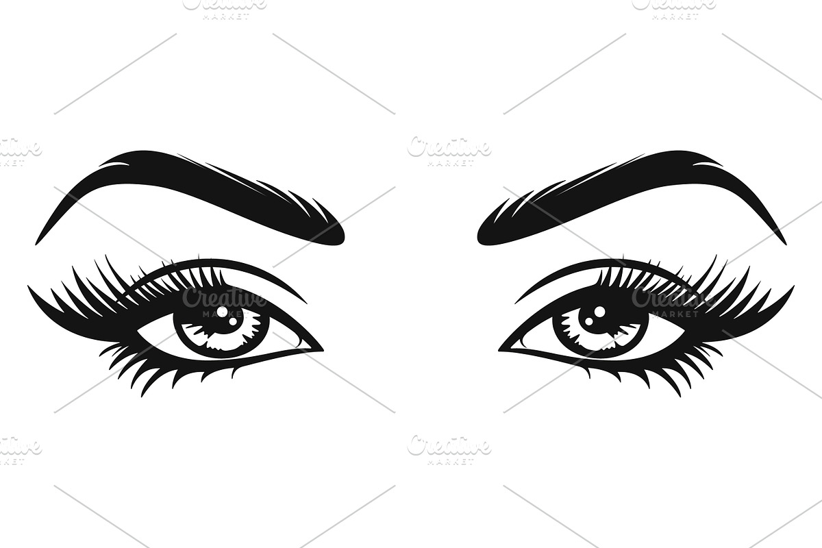 Vector Women's Eye., an Object Graphic by Gomolach (Photo 6 of 18)