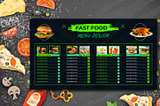Digital Fast Food Menu Template, a Stationery Template by MRI STUDIO (Thumbnail 2 of 4)