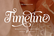 Timeline - Beauty Italic Serif Font, a Serif Font by Say Studio (Thumbnail 1 of 10)