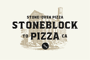 Stoneblock - Hand Painted SVG, a Handwritten Font by Hustle Supply Co. (Thumbnail 5 of 6)