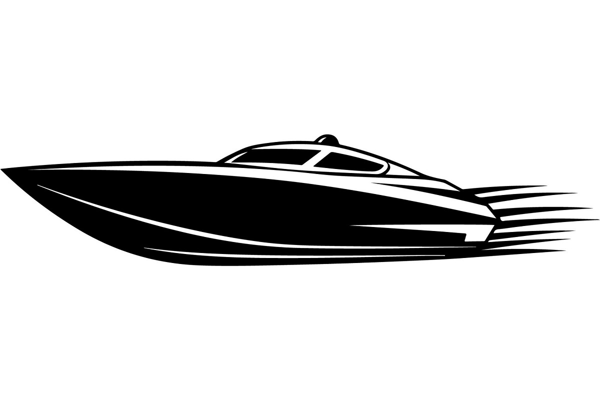 Boat Ship Silhouette Vector Mega, an Object Illustration by Designer_Momina (Photo 20 of 21)
