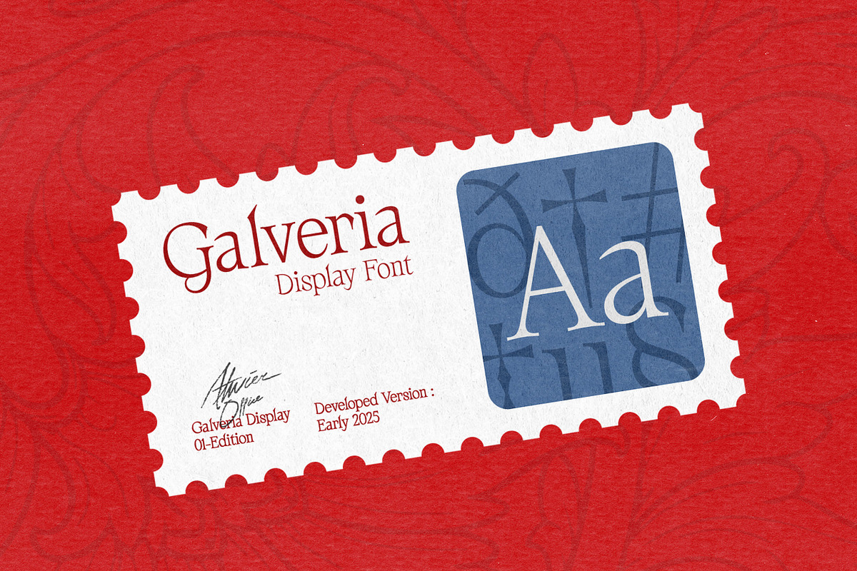 AV Galveria - Display Serif Font, a Serif Font by Uncarving (Photo 2 of 20)
