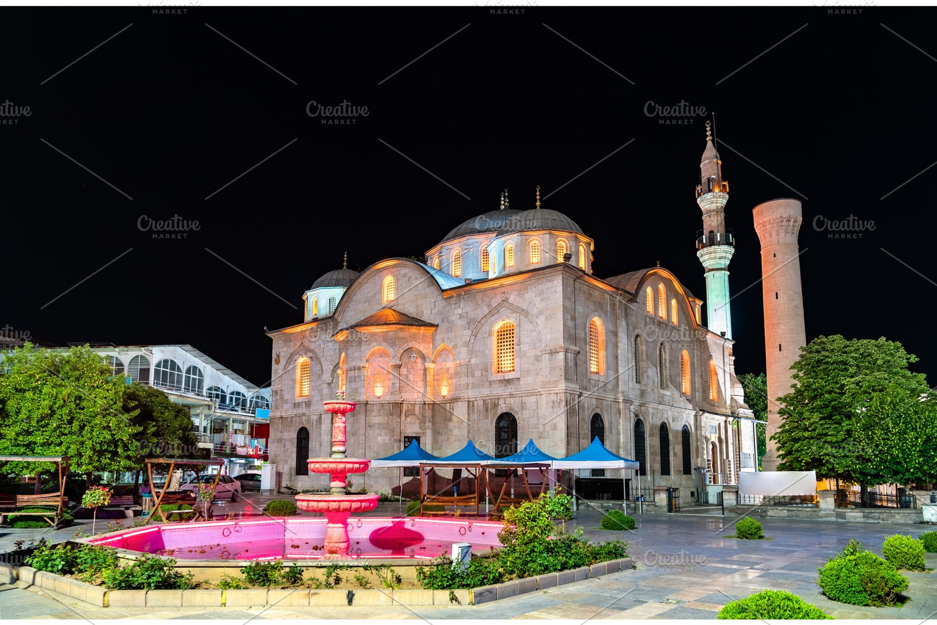 Yeni camii a mosque in malatya featuring mosque, malatya, and turkey, an Architecture Photo by Leonid Andronov