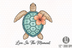 Live in Moment PNG, a Seasonal Illustration by Designking