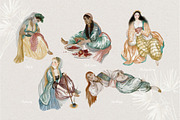 Odalisque - Watercolor Harem Creator, a Decorative Illustration by Kaleriia (Thumbnail 2 of 13)