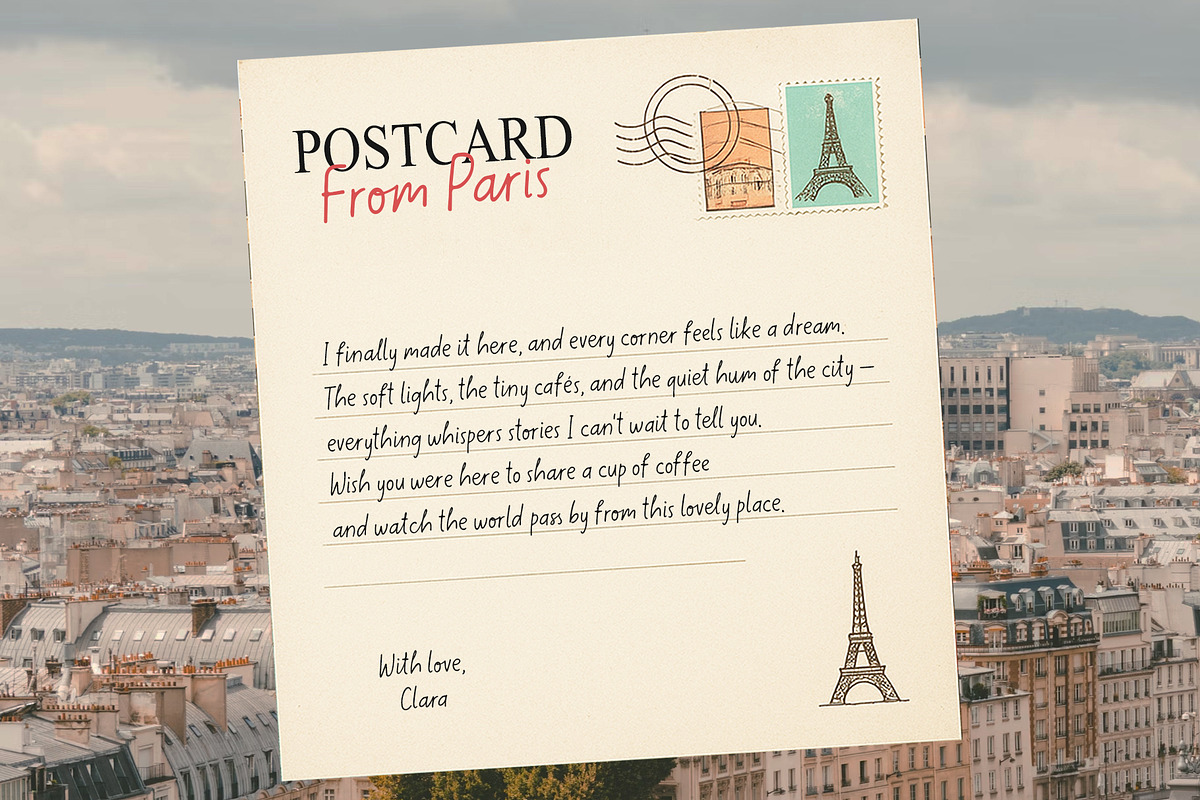 Friendly Casual Handwritten, a Handwritten Font by Haps Space (Photo 5 of 8)